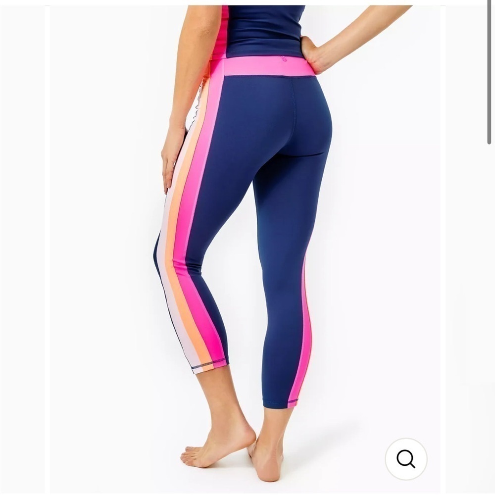Lilly Pulitzer Luxletic Weekender High Rise Midi Legging NWT - Picture 2 of 9